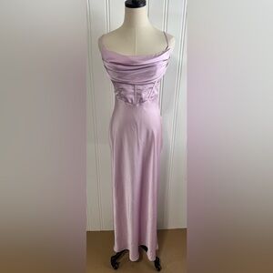 Princess Polly Sleeveless Corset Lilac Dress size 6